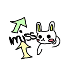 うさぎと一緒（個別スタンプ：35）