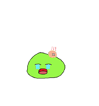 うざかわいい！？緑色の謎の生物（個別スタンプ：11）