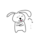 しゃべるうさぎさん（個別スタンプ：7）