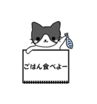 ねこのノート（個別スタンプ：16）