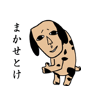 顔がちょっと似ている家族の犬（個別スタンプ：19）