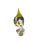 Nang-Rum (thai traditional dancer)（個別スタンプ：3）