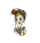 Nang-Rum (thai traditional dancer)（個別スタンプ：4）