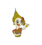 Nang-Rum (thai traditional dancer)（個別スタンプ：5）
