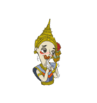 Nang-Rum (thai traditional dancer)（個別スタンプ：10）