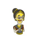 Nang-Rum (thai traditional dancer)（個別スタンプ：32）