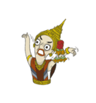 Nang-Rum (thai traditional dancer)（個別スタンプ：33）