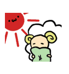 ひつじのもこちゃん（個別スタンプ：1）