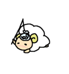 ひつじのもこちゃん（個別スタンプ：3）