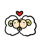 ひつじのもこちゃん（個別スタンプ：4）
