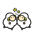 ひつじのもこちゃん（個別スタンプ：19）