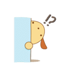 Foon is a sleepy golden retriever（個別スタンプ：11）