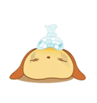 Foon is a sleepy golden retriever（個別スタンプ：13）