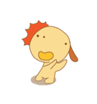 Foon is a sleepy golden retriever（個別スタンプ：19）