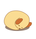Foon is a sleepy golden retriever（個別スタンプ：23）