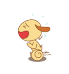 Foon is a sleepy golden retriever（個別スタンプ：29）