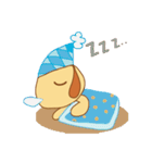 Foon is a sleepy golden retriever（個別スタンプ：31）