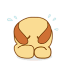 Foon is a sleepy golden retriever（個別スタンプ：35）