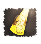 Foon is a sleepy golden retriever（個別スタンプ：38）