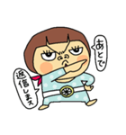 水玉タイツ女子（個別スタンプ：40）