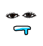 目と口がものを言うスタンプ（個別スタンプ：38）