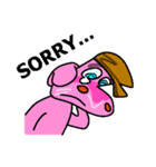 Jimmie the pink hippo（個別スタンプ：5）
