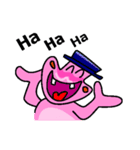 Jimmie the pink hippo（個別スタンプ：6）