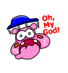 Jimmie the pink hippo（個別スタンプ：8）