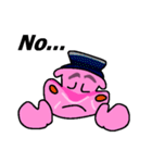 Jimmie the pink hippo（個別スタンプ：11）