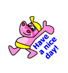 Jimmie the pink hippo（個別スタンプ：13）