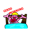 Jimmie the pink hippo（個別スタンプ：14）