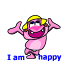 Jimmie the pink hippo（個別スタンプ：17）