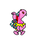 Jimmie the pink hippo（個別スタンプ：21）