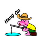 Jimmie the pink hippo（個別スタンプ：27）