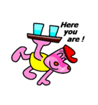 Jimmie the pink hippo（個別スタンプ：29）
