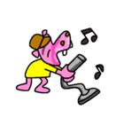 Jimmie the pink hippo（個別スタンプ：31）