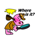 Jimmie the pink hippo（個別スタンプ：33）