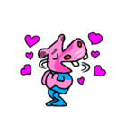 Jimmie the pink hippo（個別スタンプ：37）