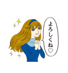 80年代？少女漫画風スタンプ（個別スタンプ：1）