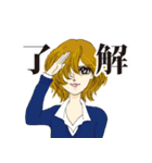 80年代？少女漫画風スタンプ（個別スタンプ：3）
