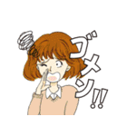 80年代？少女漫画風スタンプ（個別スタンプ：6）