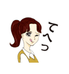 80年代？少女漫画風スタンプ（個別スタンプ：18）