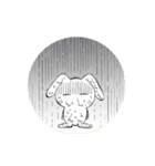 しろラビ（個別スタンプ：17）