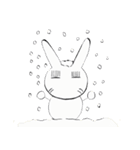 しろラビ（個別スタンプ：19）
