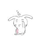 しろラビ（個別スタンプ：38）