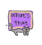 英語で伝わる！catスタンプ（個別スタンプ：3）