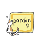 英語で伝わる！catスタンプ（個別スタンプ：23）