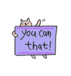 英語で伝わる！catスタンプ（個別スタンプ：37）
