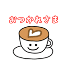 コーヒーカップ ＆ ティーカップ（個別スタンプ：1）