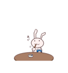 白ごはんが好き過ぎるうさぎスタンプ（個別スタンプ：5）